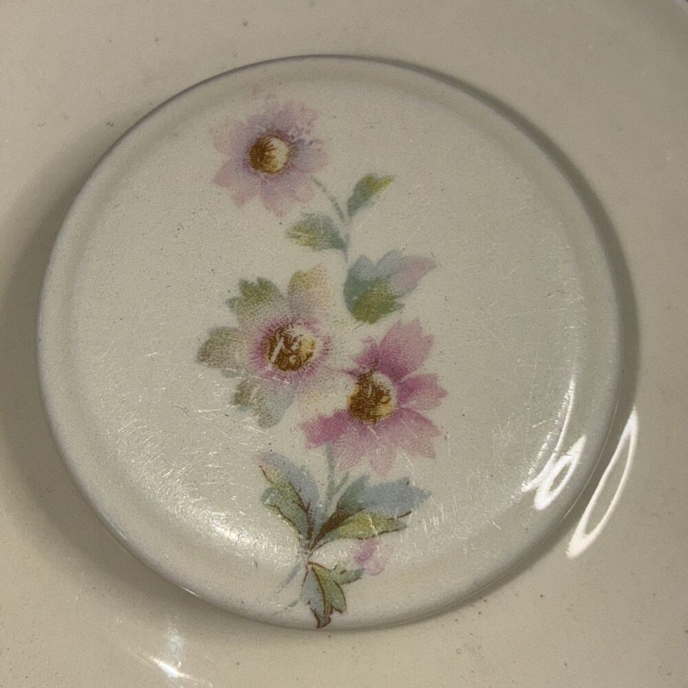 Homer Laughlin Oven Serve Virginia Rose Covered Dish Pie Plate Set Kitchen Kraft - Picture 3 of 16